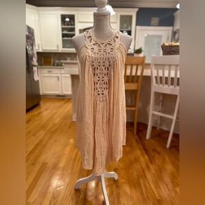 Jen’s Pirate Booty cream colored gauze tunic dress